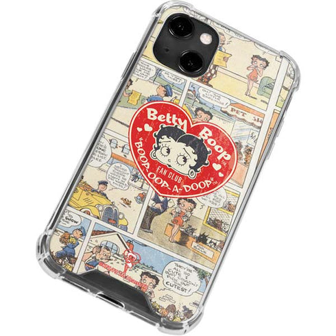 Betty Boop Comic Strip iPhone 14 Clear Case